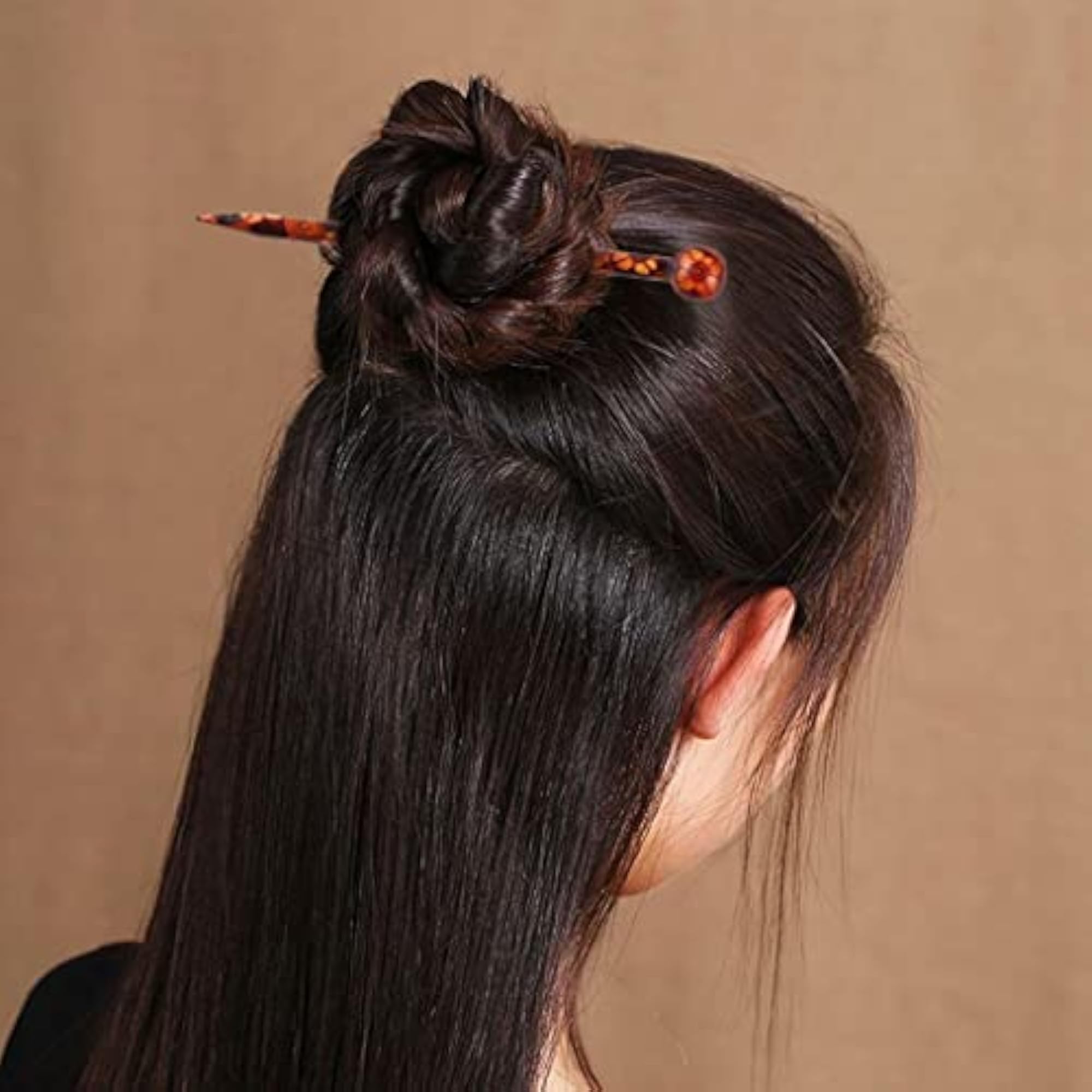 3x4 Retro Wooden Hairpin Set, Craft Jewelry